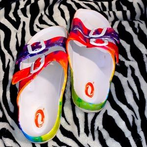 rainbow slides. size 7